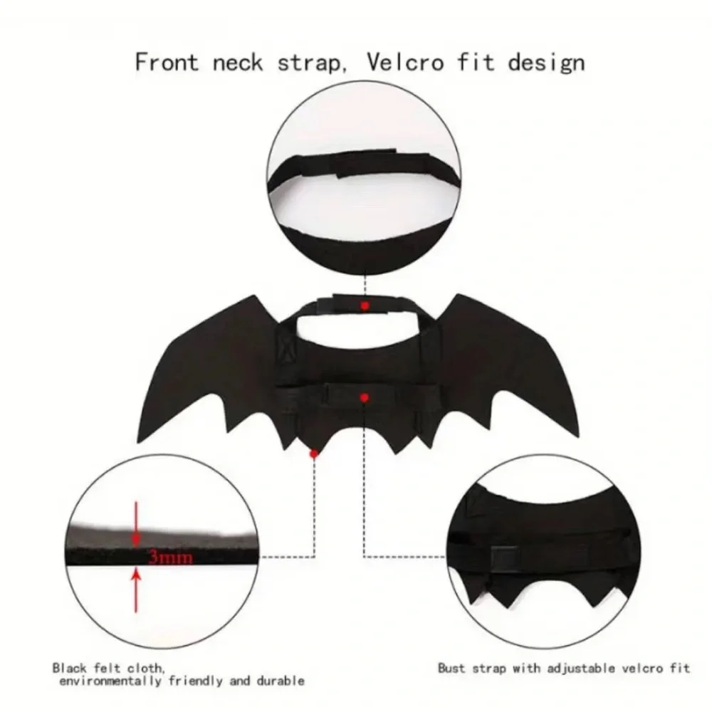 NWT Bat Wings For Your Cat Or Small Dog